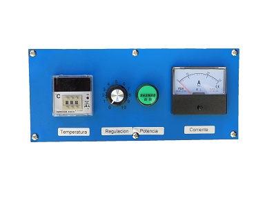 Panel de control del túnel de curado TS 1800